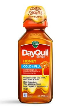 Vicks DayQuil Complete - Cold & Flu - Honey | 354mL