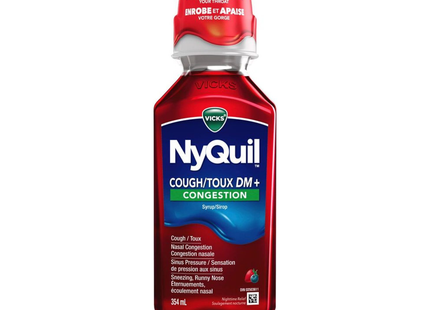 Vicks - NyQuil Cough DM+ Congestion, Berries | 354 mL