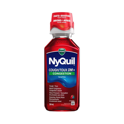 Vicks - NyQuil Toux DM+ Congestion, Baies | 354 ml