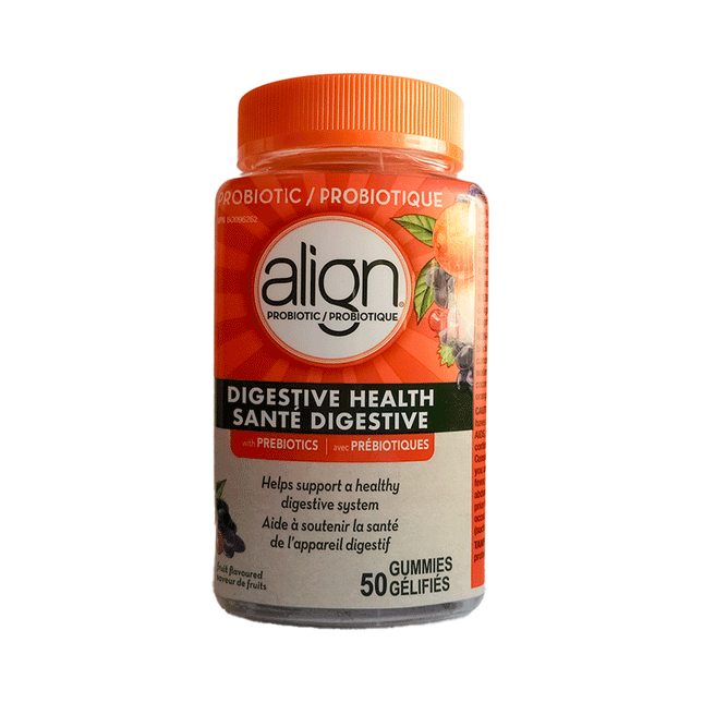 Align – Probiotiques, santé digestive avec prébiotiques | 50 gummies