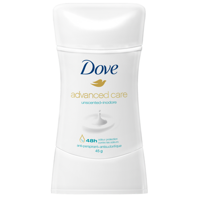 Dove - Advanced Care 48 Hour Unscented Antiperspirant | 45 g