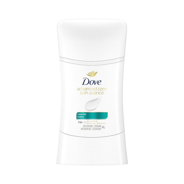 Dove - Advanced Care 72 Hour Antiperspirant, Unscented | 45 g