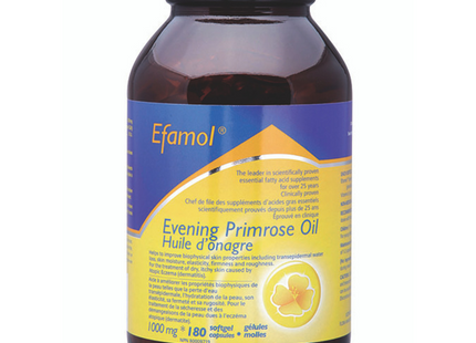 Efamol - Huile d'onagre pour une belle peau 1000 mg | 180 gélules