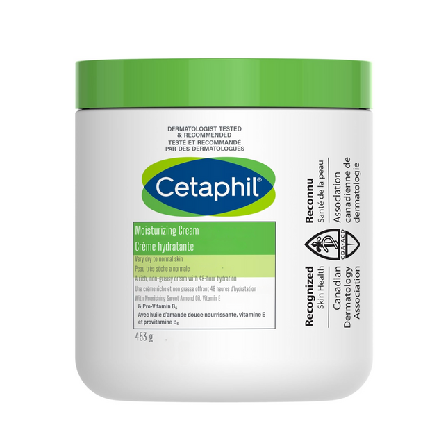 Cetaphil - Crème Hydratante Peaux Sèches à Très Sèches - Visage &amp; Corps | 453g