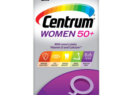 Centrum - Women 50+ Complete Multivitamin and Multimineral Supplement | 90 Tablets