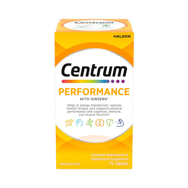 Centrum - Performance Multivitamin with Ginseng | 75 Tablets