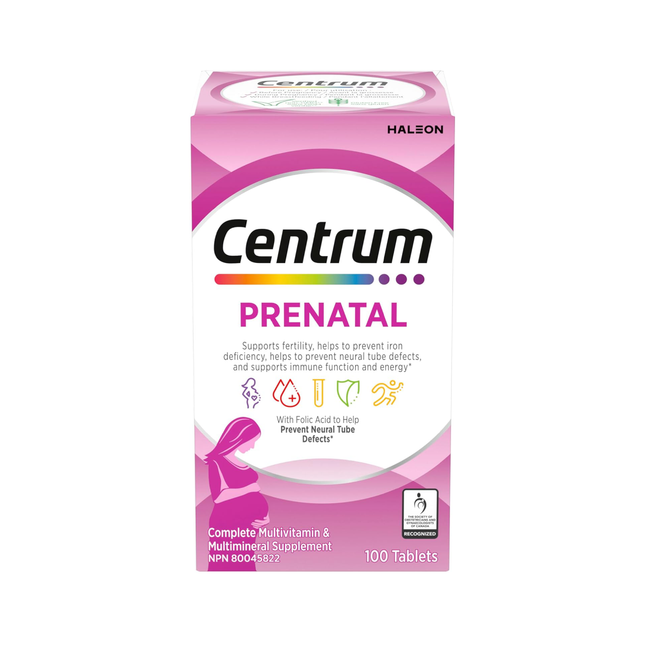 Centrum - Prenatal | 100 Tablets