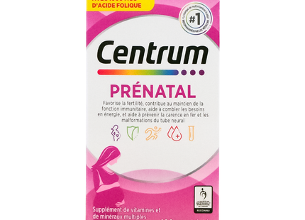 Centrum - Supplément prénatal | 100 comprimés