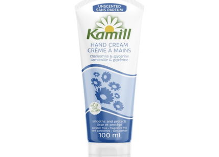 Kamill - Crème pour les mains non parfumée, camomille et glycérine | 100 ml
