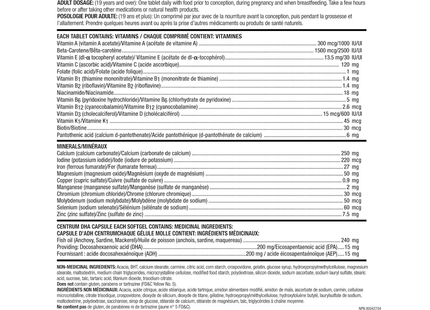 Centrum - Prenatal + DHA Combo | 60 + 60 Softgels