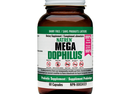 Natren - Megadophilus Dairy Free | 60 Capsules