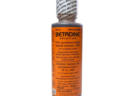 Betadine - Solution 10% Povidone-Iodine Topical Solution | 100 mL