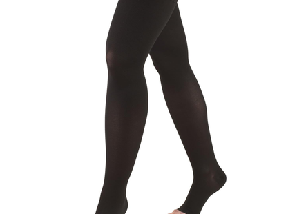 TRUFORM - Thigh High Stockings, Dot Top, Open-Toe | 20-30 mmHg