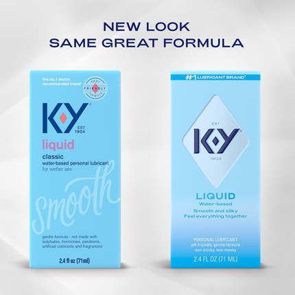K-Y - Lubrifiant personnel liquide à base d'eau | 71 mL