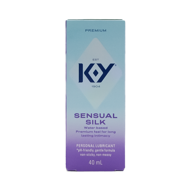 K-Y Sensual Silk Personal Lubricant | 40 mL White Cross E-Store K-Y Sensual Silk Personal Lubricant | 40 mL White Cross E-Store