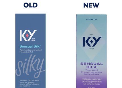 K-Y Sensual Silk Personal Lubricant | 40 mL