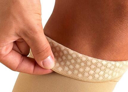 TRUFORM - Thigh High Beige, Open Toe | 15-20 mmHg