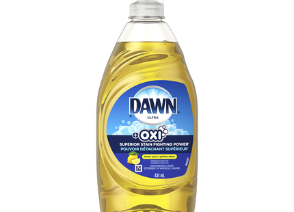 Dawn - Dishwashing Liquid + Oxi, Lemon Scent | 431 mL