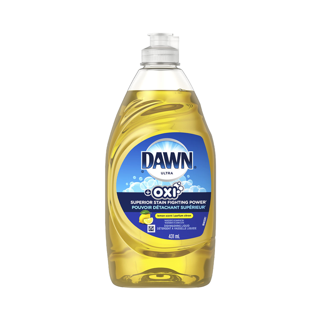 Dawn - Dishwashing Liquid + Oxi, Lemon Scent | 431 mL