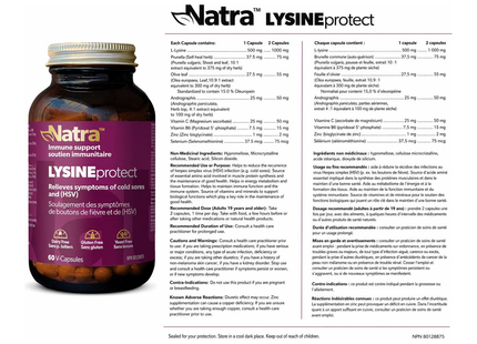 Natra - LYSINEprotect | 60 Capsules