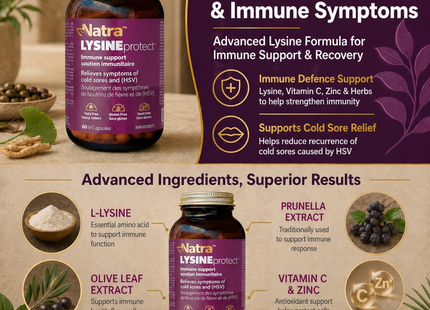Natra - LYSINEprotect | 60 Capsules