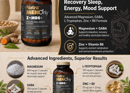Natra - MenOnly Z-MB6+ | 60 Gélules