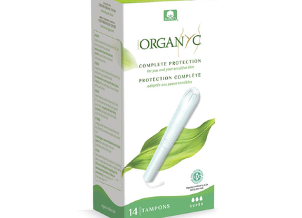 Organyc Organic Cotton Tampons with Cardboard Applicator - Super | 14 Tampons