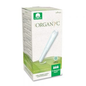 Organyc Organic Cotton Tampons with Cardboard Applicator - Super | 14 Tampons