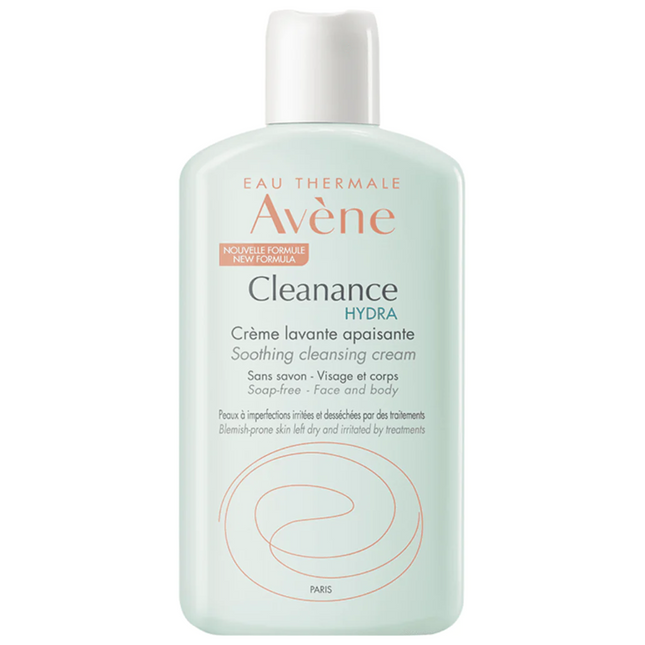 Avène - Cleanance Hydra - Soothing Cleansing Cream - Soap Free - Face & Body | 200mL