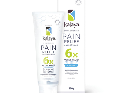 Kalaya Naturals - Crème anti-inflammatoire antidouleur extra forte | 120 g