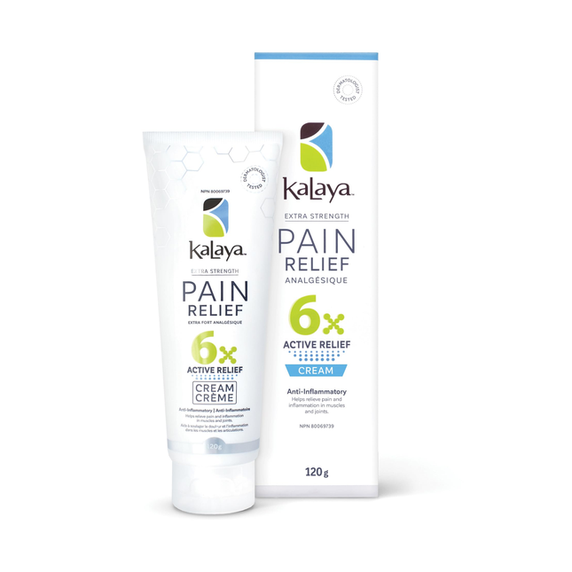 Kalaya Naturals - Pain Relief Anti-Inflammatory Cream, Extra Strength | 120 g