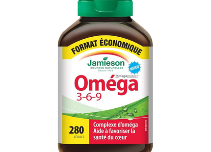 Jamieson - Omega 3-6-9 Value Size 1200mg | 280 Softgels