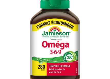 Jamieson - Omega 3-6-9 Value Size | 280 Softgels
