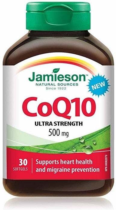 Jamieson - CoQ10, 500mg | 30 Softgels
