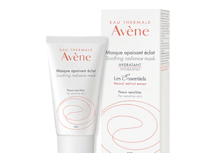 Avène - Soothing Radiance Hydrating Mask For Sensitive Skin - Natural Red-Fruit Extract | 50 mL