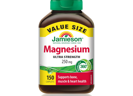 Jamieson - Magnesium 250 mg | 150 Caplets