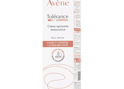 Avène - Tolérance Control Soothing Skin Recovery Cream for Reactive Skin | 40 ml