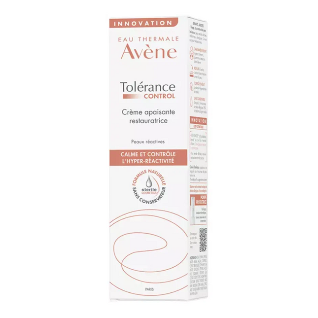 Avène - Tolérance Control Crème apaisante réparatrice pour peaux réactives | 40 ml