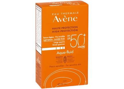 Avène - High Protection SPF 50+Aqua-fluid Cream - Sensitive Skin | 40 mL