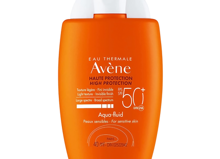 Avène - High Protection SPF 50+Aqua-fluid Cream - Sensitive Skin | 40 mL
