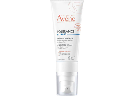 Avène - Tolerance Hydra 10 Hydrating Cream  - With Hyaluronic Acid | 40 mL