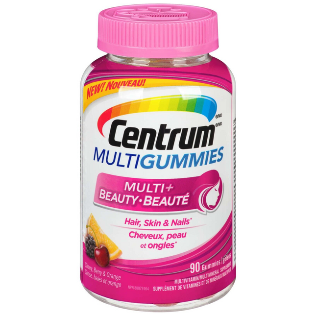 Centrum - MultiGummies - Multi+Beauty | 90 Gummies