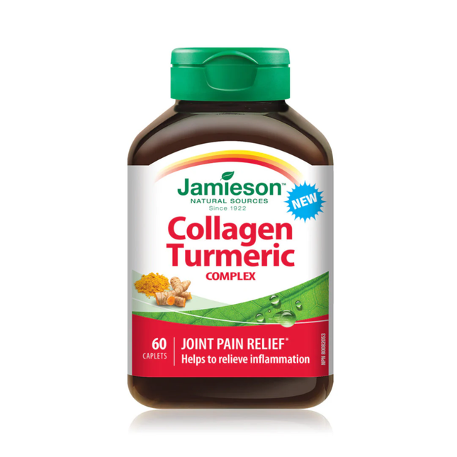 Jamieson - Complexe de collagène et de curcuma | 60 comprimés