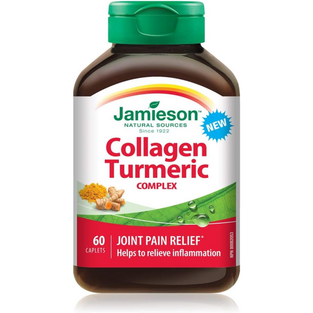 Jamieson - Complexe de collagène et de curcuma | 60 comprimés