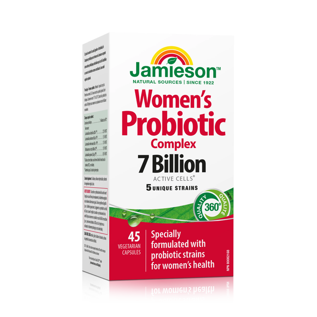 Jamieson - 7 Billion Women's Probiotic Complex | 45 Vegetarian Capsules