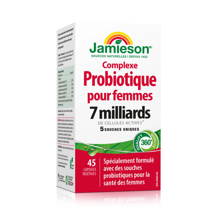 Jamieson - 7 Billion Women's Probiotic Complex | 45 Vegetarian Capsules
