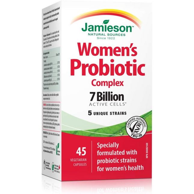 Jamieson - 7 Billion Women's Probiotic Complex | 45 Vegetarian Capsules