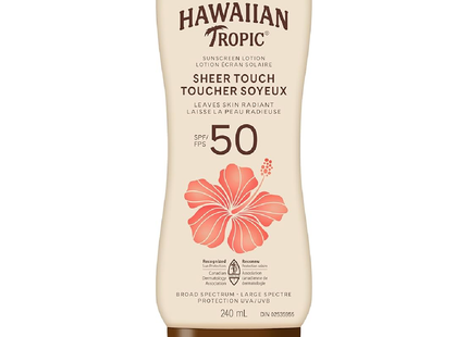 Hawaiian Tropic - Sheer Touch Ultra Radiance - Écran solaire sans huile - SPF 50 + | 240 ml