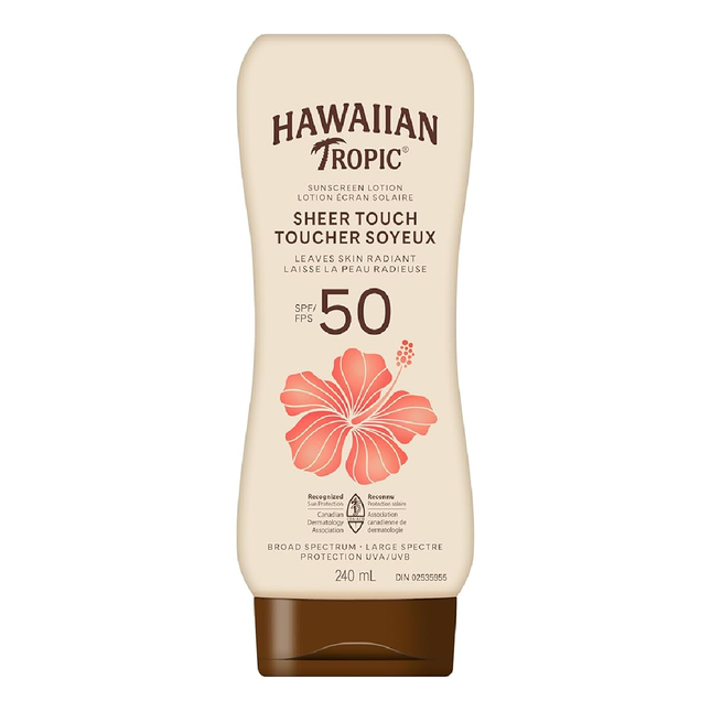 Hawaiian Tropic - Sheer Touch Ultra Radiance - Écran solaire sans huile - SPF 50 + | 240 ml