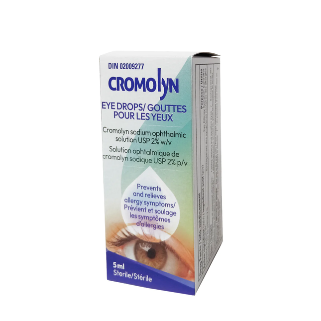 Cromolyn - Solution ophtalmique de sodium USP 2 % p/v | 5 ml